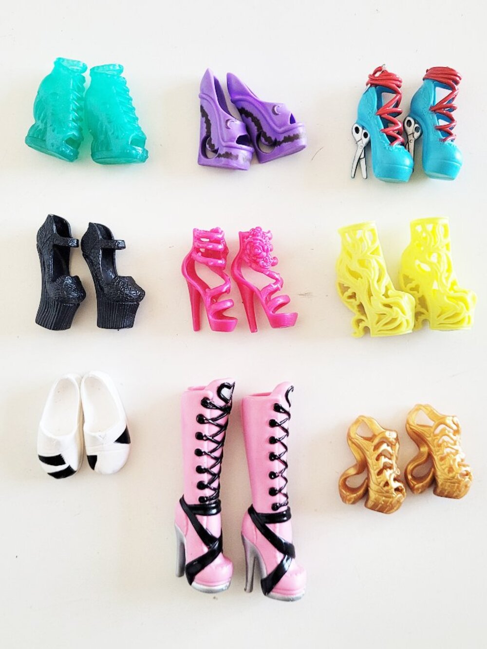 Monster High and Other Brand Lot of Shoes 1